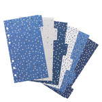 Filofax Elválasztó lapok Bianco 6 regiszter Personal Indigo