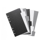 Filofax Elválasztó lapok Bianco 6 regiszter Personal Moonlight Filofax Elválasztó lapok Bianco 6 regiszter Personal Moonlight