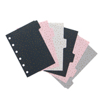 Filofax Elválasztó lapok Bianco 6 regiszter Pocket Confetti Filofax Elválasztó lapok Bianco 6 regiszter Pocket Confetti
