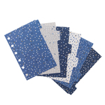 Filofax Elválasztó lapok Bianco 6 regiszter Pocket Indigo Filofax Elválasztó lapok Bianco 6 regiszter Pocket Indigo