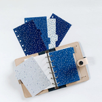 Filofax Elválasztó lapok Bianco 6 regiszter Pocket Indigo Filofax Elválasztó lapok Bianco 6 regiszter Pocket Indigo