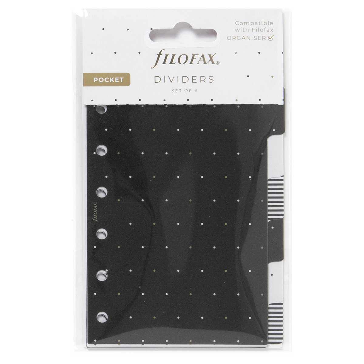 Filofax Elválasztó lapok Bianco 6 regiszter Pocket Moonlight Filofax Elválasztó lapok Bianco 6 regiszter Pocket Moonlight