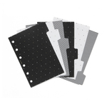 Filofax Elválasztó lapok Bianco 6 regiszter Pocket Moonlight Filofax Elválasztó lapok Bianco 6 regiszter Pocket Moonlight