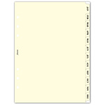 Filofax Elválasztó lapok Január - December A5 Krém