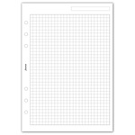 Filofax Jegyzetlapok Négyzethálós A5 Fehér Filofax Jegyzetlapok Négyzethálós A5 Fehér