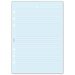 Filofax Jegyzetlapok Vonalas A5 Kék