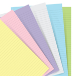 Filofax Jegyzetlapok Vonalas A5 Pasztel vegyes