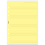 Filofax Jegyzetlapok Vonalas A5 Sárga