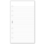 Filofax Jegyzetlapok Vonalas Personal Fehér