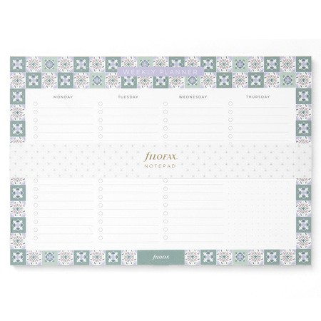 Filofax Jegyzettömb Mediterranean heti tervező, mágneses