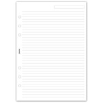 Filofax Jegyzettömb Vonalas Lyukasztott A5 Fehér Filofax Jegyzettömb Vonalas Lyukasztott A5 Fehér