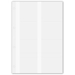 Filofax Kártyatartó Névjegykártya A4 Átlátszó