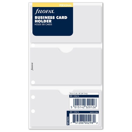 Filofax Kártyatartó Névjegykártya Personal Átlátszó