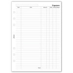 Filofax Költségtervező A5 Fehér