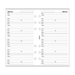 Filofax Kontakt lista (Név / Cím / Telefon / Email / Fax Mobil) Personal Fehér
