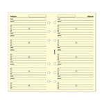Filofax Kontakt lista (Név / Cím / Telefon / Email / Fax / Mobil) Personal Krém