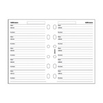 Filofax Kontakt lista (Név / Cím / Telefon) Pocket Fehér