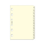 Filofax Kontakt lista regiszter 2 betű / regiszter Pocket Krém Filofax Kontakt lista regiszter 2 betű / regiszter Pocket Krém