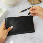 Filofax lefűzhető zipzáras erszény Multifit Bőr Fekete Filofax lefűzhető zipzáras erszény Multifit Bőr Fekete