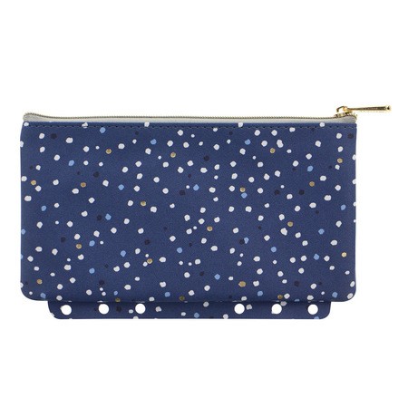 Filofax lefűzhető zipzáras erszény Multifit Indigo