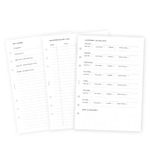 Filofax Lifestyle tervező Háztartás A5 Minimal Fehér Filofax Lifestyle tervező Háztartás A5 Minimal Fehér