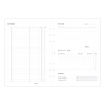 Filofax Lifestyle tervező Költségek A5 Minimal fehér