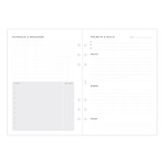 Filofax Lifestyle tervező Projekt / Cél management A5 Minimal Fehér