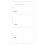 Filofax Lifestyle tervező Projekt / Cél management Personal Minimal Fehér Filofax Lifestyle tervező Projekt / Cél management Personal Minimal Fehér