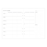 Filofax Lifestyle tervező Tevékenység A5 Minimal fehér