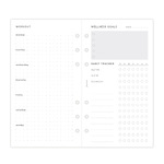 Filofax Lifestyle tervező Wellness Personal Minimal Fehér Filofax Lifestyle tervező Wellness Personal Minimal Fehér