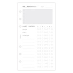 Filofax Lifestyle tervező Wellness Personal Minimal Fehér Filofax Lifestyle tervező Wellness Personal Minimal Fehér