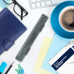 Filofax Lyukasztó hordozható Pocket Szürke Filofax Lyukasztó hordozható Pocket Szürke