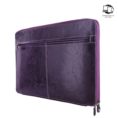 Filofax Malden Kézitáska A4 Zip Lila