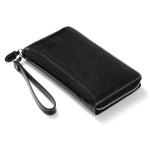 Filofax Malden Personal Compact Zip csuklópánttal Fekete Modular