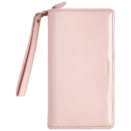 Filofax Malden Personal Compact Zip csuklópánttal Pink