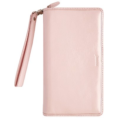 Filofax Malden Personal Compact Zip csuklópánttal Pink Modular