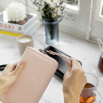 Filofax Malden Personal Compact Zip csuklópánttal Pink Modular