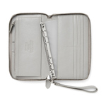 Filofax Malden Personal Compact Zip csuklópánttal Szürke