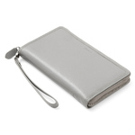 Filofax Malden Personal Compact Zip csuklópánttal Szürke