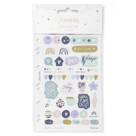 Filofax Matricák Multifit (Personal, A5, A4) Good Vibes