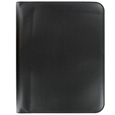 Filofax Metropol Mappa A4 Zip Kivehető gyűrűvel Fekete