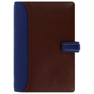 Filofax Nappa Personal Csokoládé - Kék