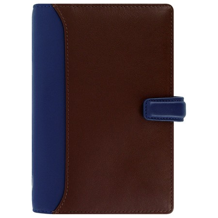 Filofax Nappa Personal Csokoládé - Kék