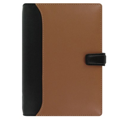 Filofax Nappa Personal Világosbarna - Fekete