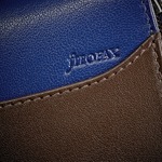 Filofax Nappa Personal Zip Csokoládé - Kék