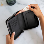 Filofax Norfolk Pocket Compact Zip Fekete Modular Filofax Norfolk Pocket Compact Zip Fekete Modular