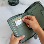 Filofax Norfolk Pocket Compact Zip Zöld Modular Filofax Norfolk Pocket Compact Zip Zöld Modular