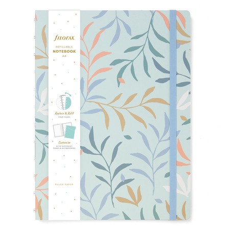 Filofax Notebook Botanical A4 Menta