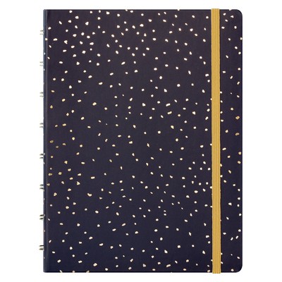 Filofax Notebook Confetti A5 Fekete