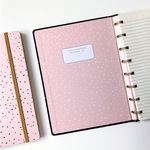 Filofax Notebook Confetti A5 Rose Quartz